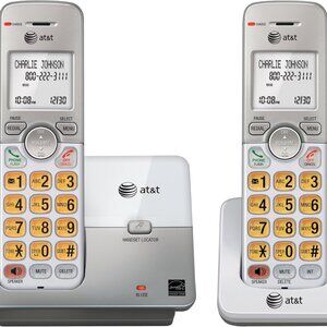New AT&T DECT 6.0 2 Cordless Phones with Caller ID